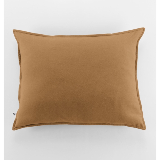 Taie d'oreiller flanelle 50 x 70 cm candice camel Marron