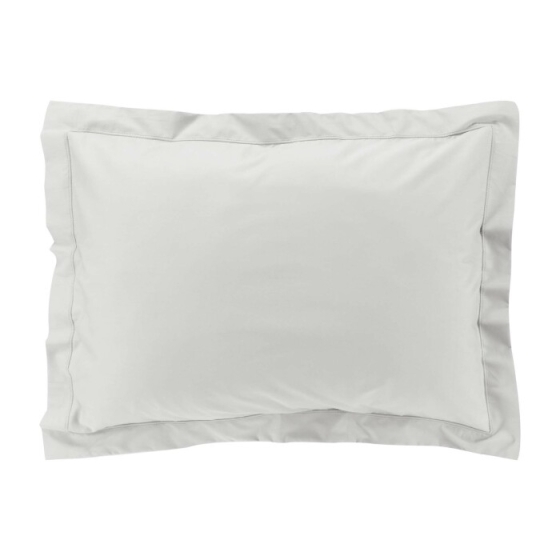 Taie d'oreiller vp 50 x 70 cm percale uni 78 fils percaline  +p. bourdon White