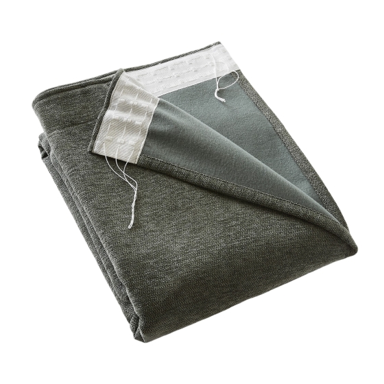 Rideau Occultant Galon Fronceur 140 x 260 cm Blackout & Polaire Bjorn Romarin