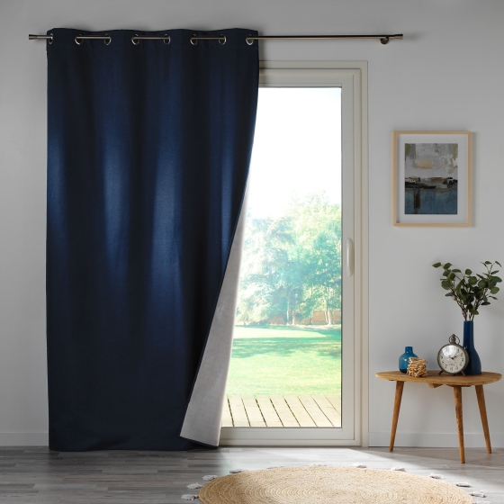 Rideau occultant 140 x 260 cm Crépuscule Bleu