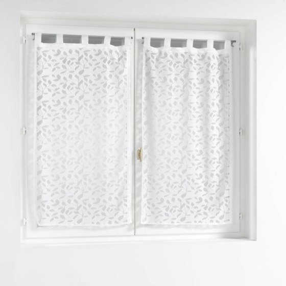 Paire droite passants 2 x 60 x 120 cm maille manon Sans