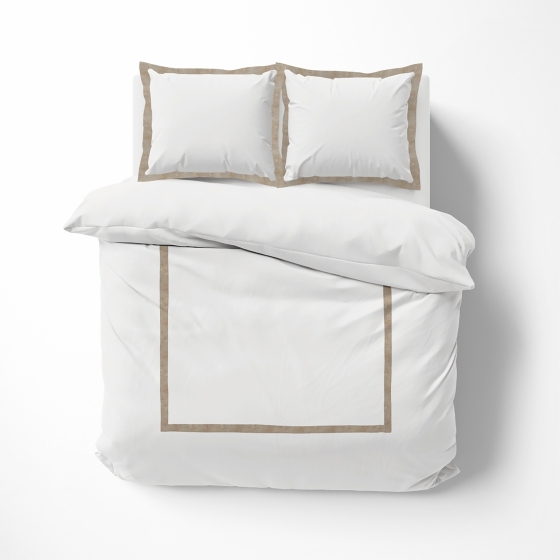 Raffinement Naturel - Housse de Couette Lauraline 260 x 240 cm en Coton et Lin