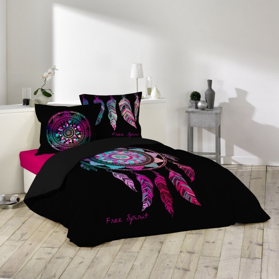 parure 3 p. 260 x 240 cm imprime 42 fils dessin place porte bonheur