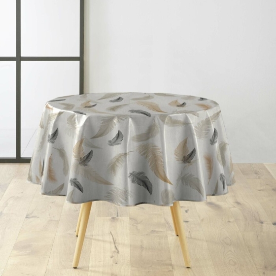 Nappe Ronde 160 cm PVC Textilia Folea - Élégance et Praticité