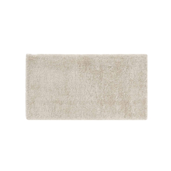 Tapis rectangle 60 x 110 cm shaggy uni Tango Naturel