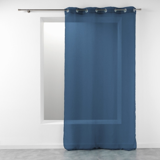 Panneau a oeillets 140 x 240 cm etamine crash telma Marine