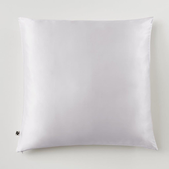 Taie d'Oreiller 63 x 63 cm - Soie de Mûrier Soanne - Blanc