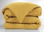 Housse de couette 280 x 240 cm King Size - Double gaze - MILA Safran