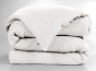 Housse de couette 280 x 240 cm King Size - Double gaze - MILA Blanc