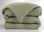 Housse de couette 280 x 240 cm King Size - Double gaze - MILA Romarin