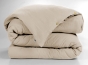 Housse de couette 280 x 240 cm King Size - Double gaze - MILA Ficelle