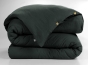 Housse de Couette 140 x 200 cm – Double Gaze de Coton 125 g/m² – Gaïa Sapin