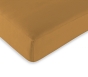 Drap housse 2 en 1 imperméable 140 x 190 cm – Coton 57 fils – DUO PROTECT Miel
