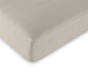 Drap housse 2 en 1 imperméable 140 x 190 cm – Coton 57 fils – DUO PROTECT Sable