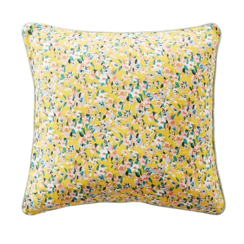 Housse de coussin 60 x 60 cm polyester imprimé + enduction manon Multicolore