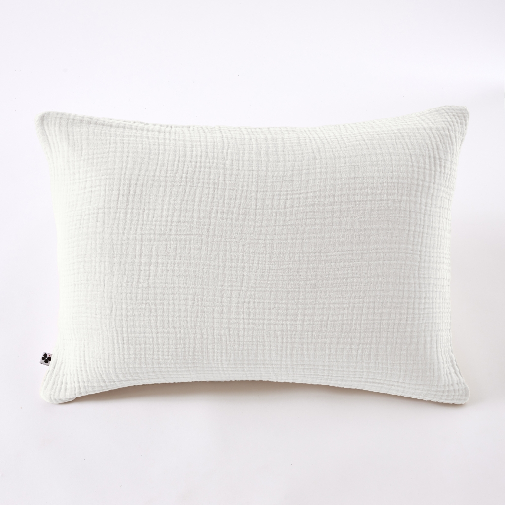 Taie d’oreiller BELLA 50x70 cm – Gaze de coton 220 g/m² – Chantilly