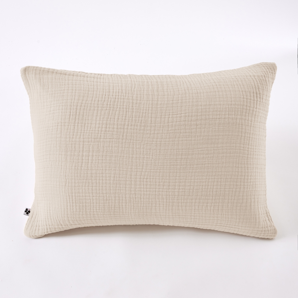 Taie d’oreiller BELLA 50x70 cm – Gaze de coton 220 g/m² – Pampa