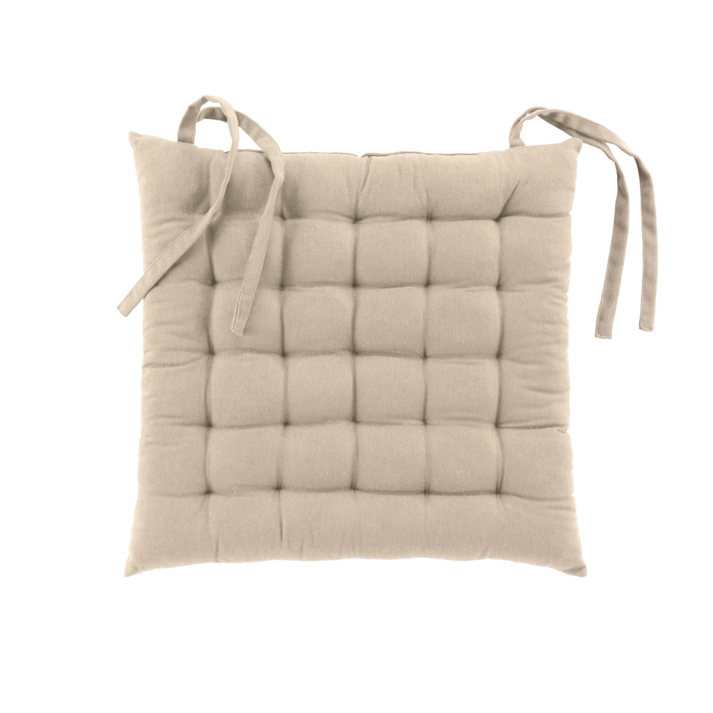 Assise matelassée 38 x 38 cm – Coton/Polyester recyclé GRS – Twily Lin