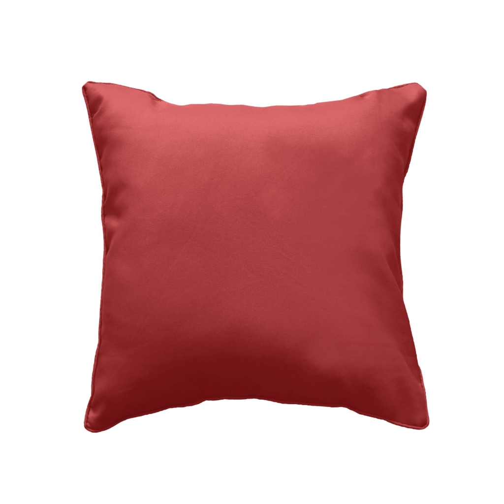 Coussin Déco 40x40 cm – Polyester Uni – Déhoussable – Grenade passion