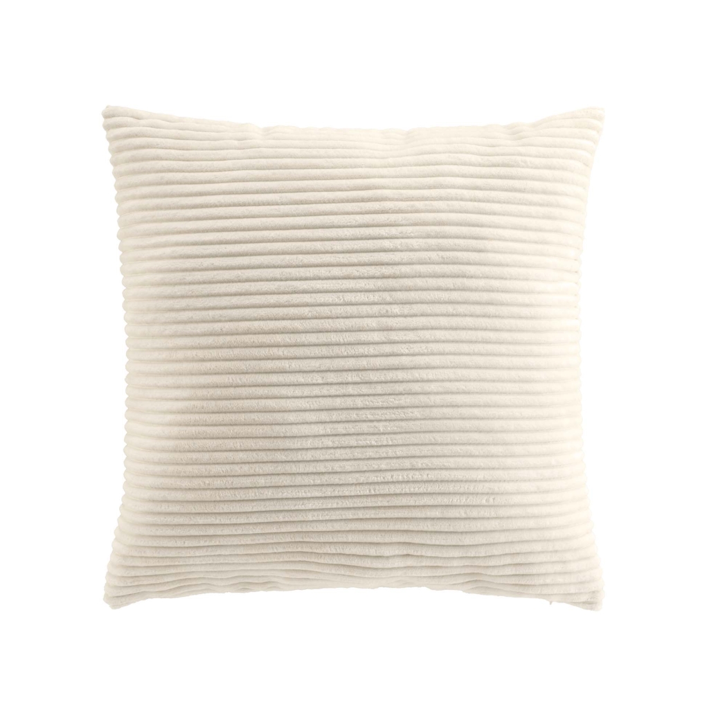 Coussin Déhoussable 45 x 45 cm – Velours Relief – Nils Naturel