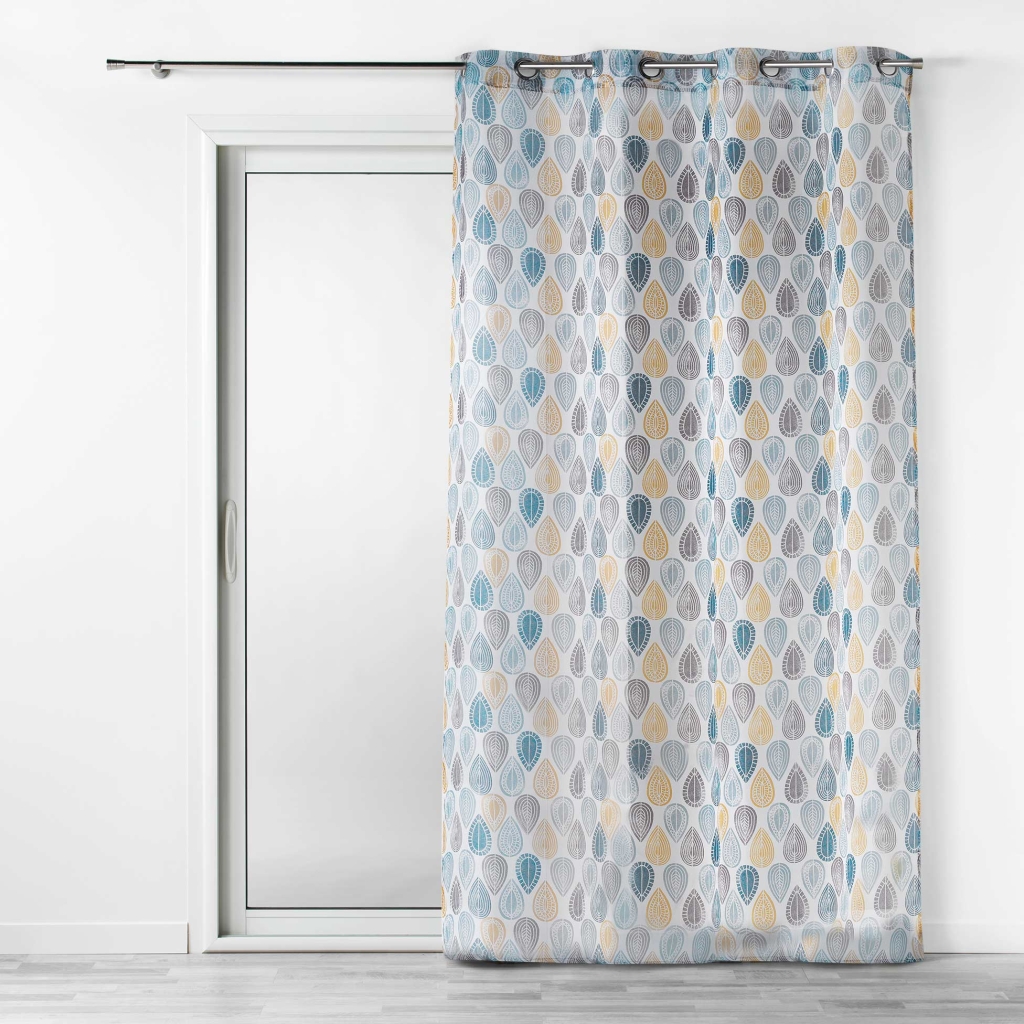 Panneau a oeillets 140 x 240 cm voile imprime transfert palpito Blanc