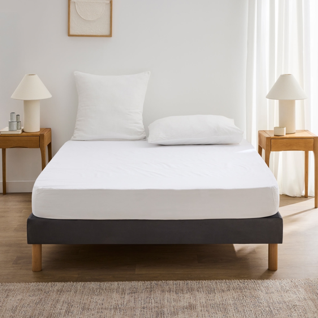 Protege matelas 160 x 200 cm molleton Molly bonnet 30 cm