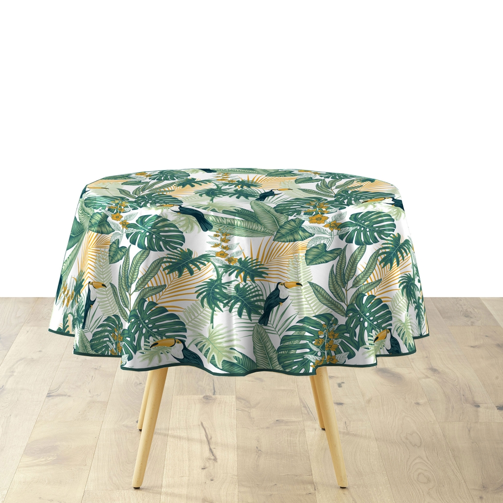 Nappe Ronde Ø160 cm – PVC Imperméable – Facile d’Entretien - Guyana