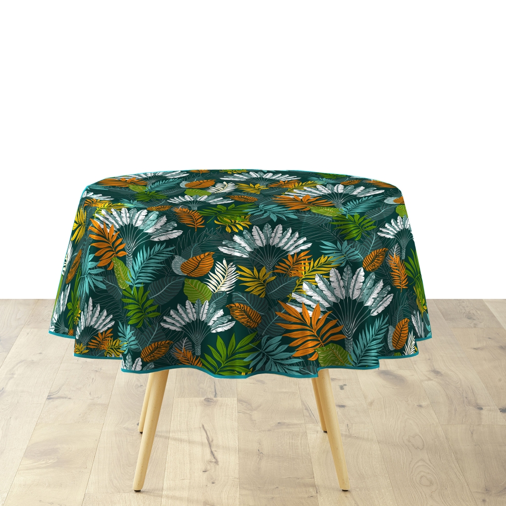 Nappe Ronde Ø160 cm – PVC Imperméable – Facile d’Entretien - Panazio