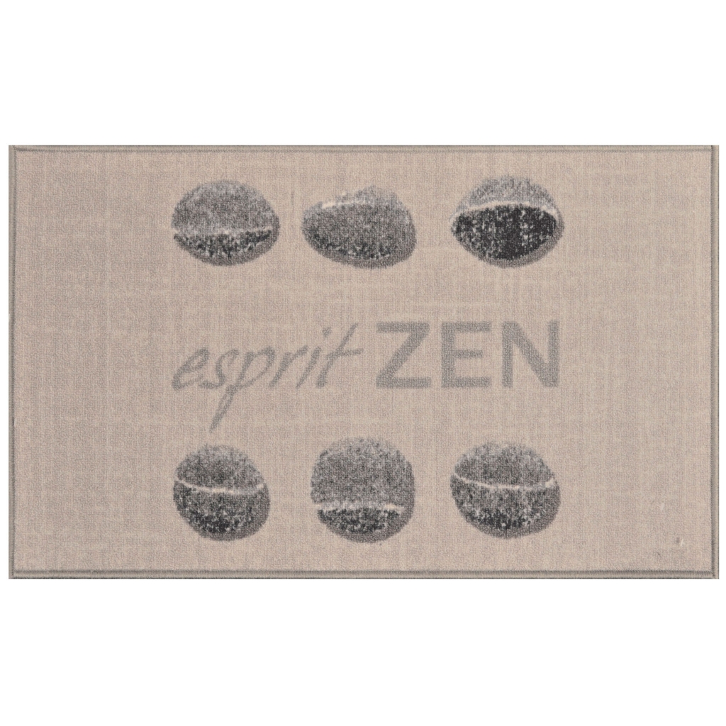tapis deco rectangle 50 x 80 cm imprime esprit zen