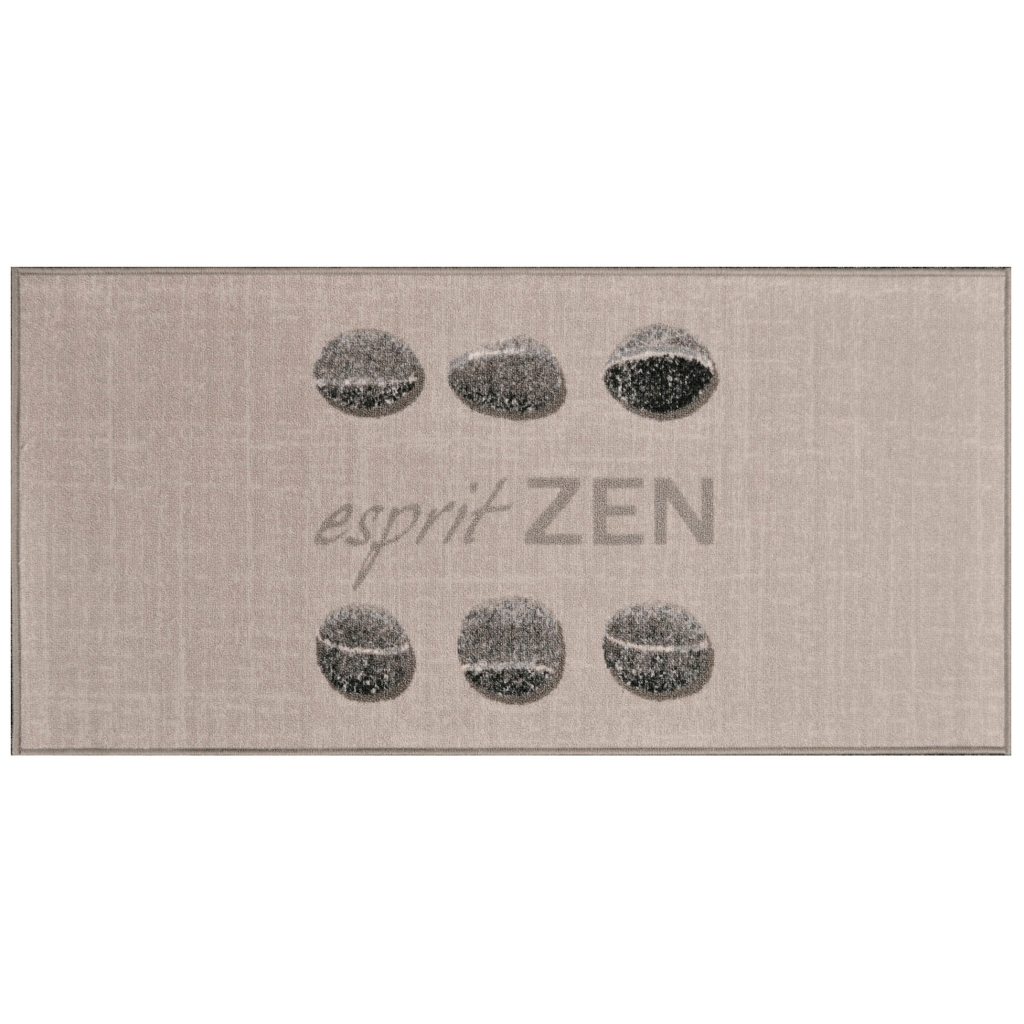tapis deco rectangle 57 x 115 cm imprime esprit zen