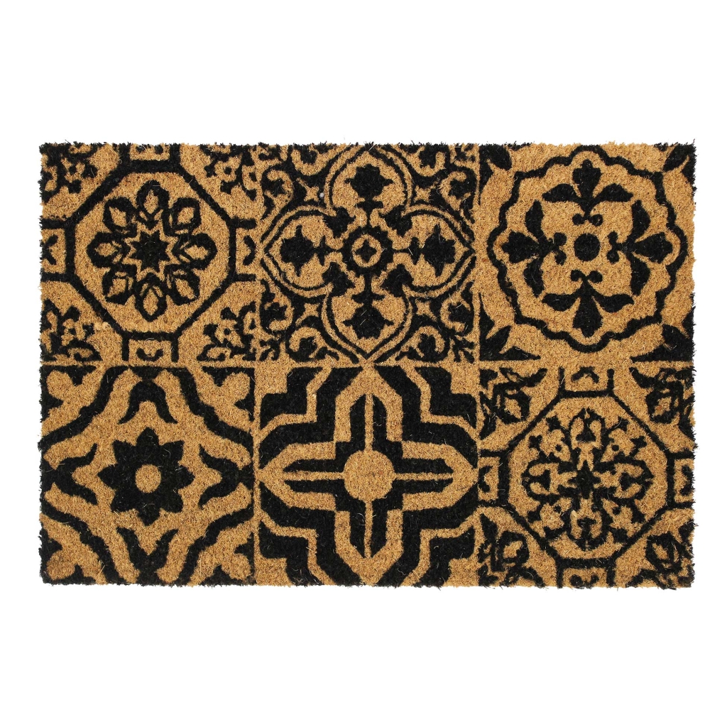 paillasson rectangle 40 x 60 cm coco imprime lisbonne