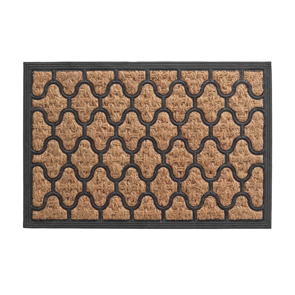 paillasson rectangle 40 x 60 cm coco+caoutchouc erwan
