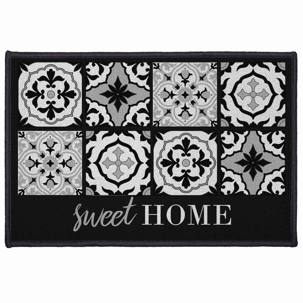 tapis rectangle antidérapant 40 x 60 cm imprime Alfama