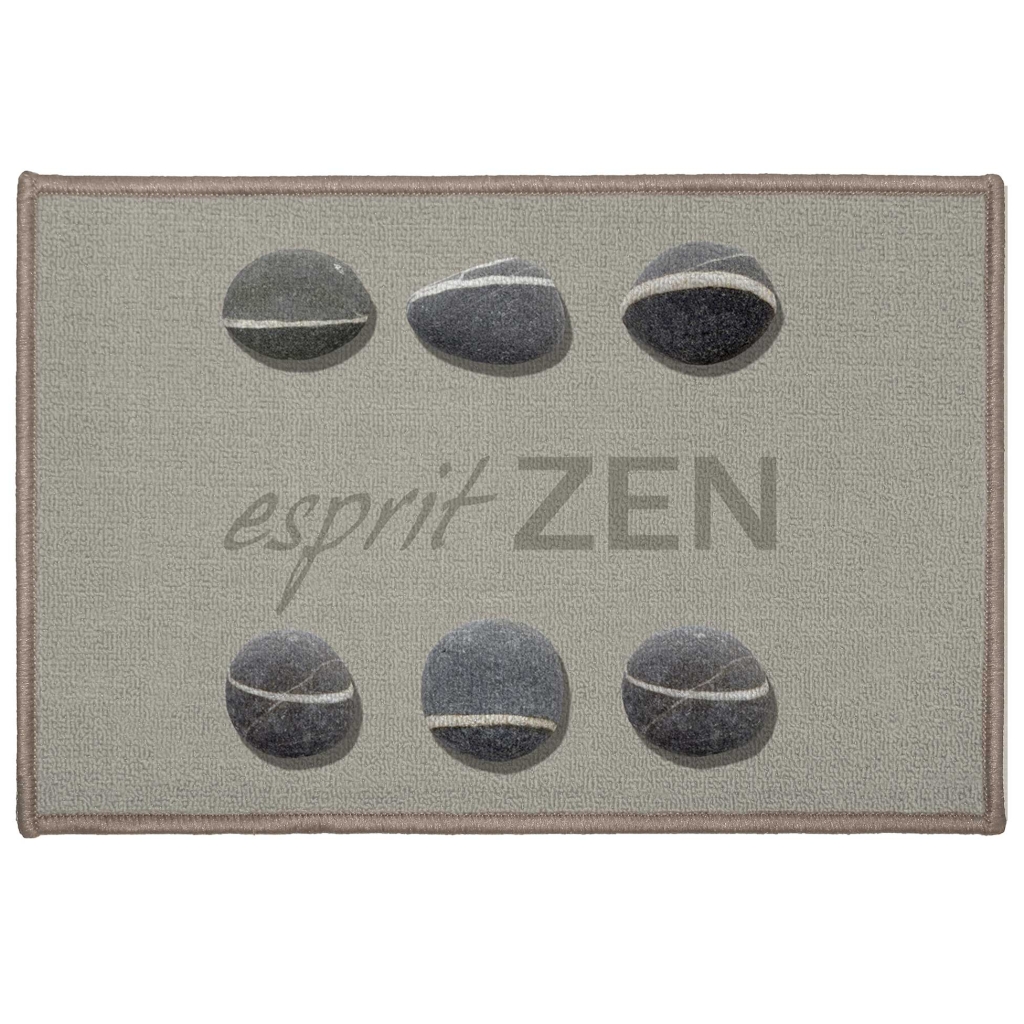 Tapis deco rectangle 40 x 60 cm imprime esprit zen