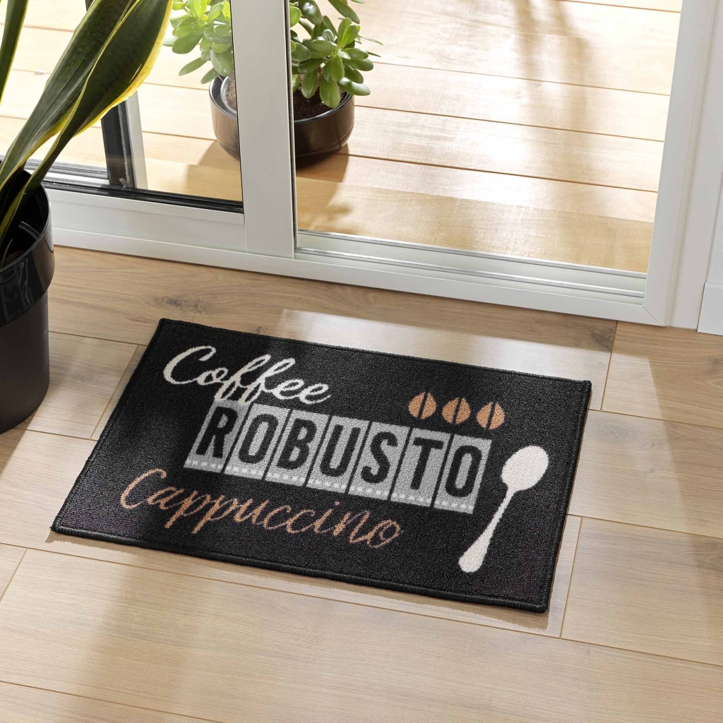 Tapis rectangle 40 x 60 cm imprime Cappuccino 