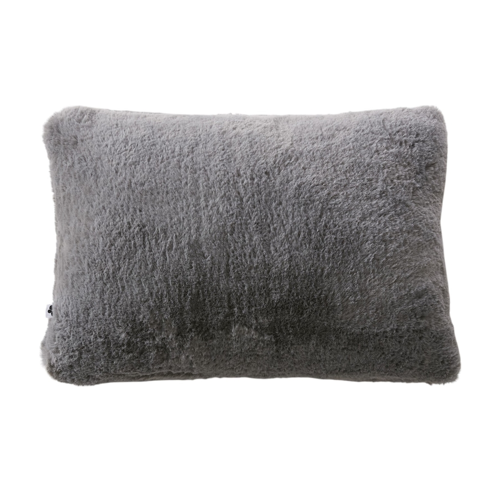 Coussin déhoussable 40 x 60 cm – Polyester imitation fourrure Sven Loup