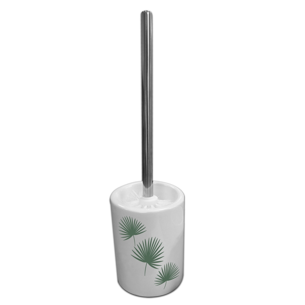 brosse wc (0) 10 x 37 cm ceramique imprimee jungly