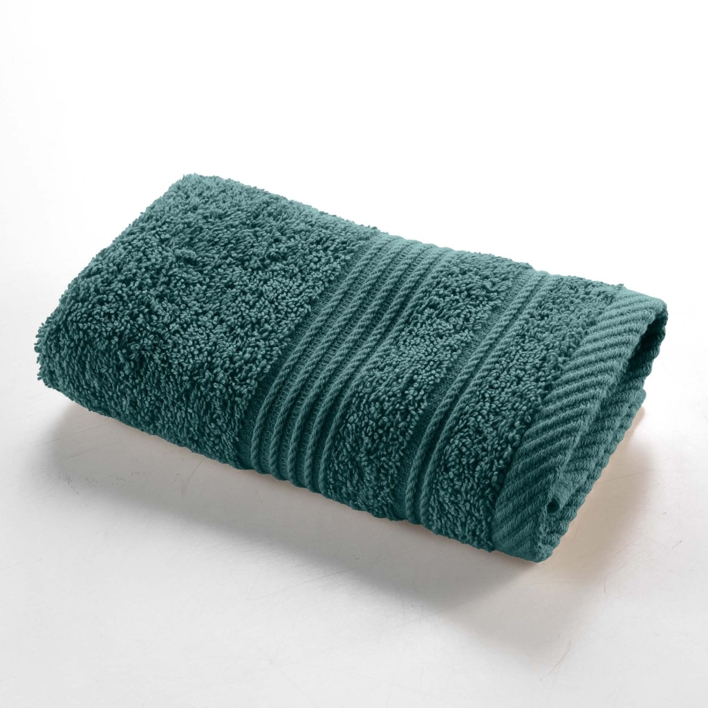 Serviette invité – 30 x 50 cm – éponge unie – 500 g/m² – TENDRESSE Orage