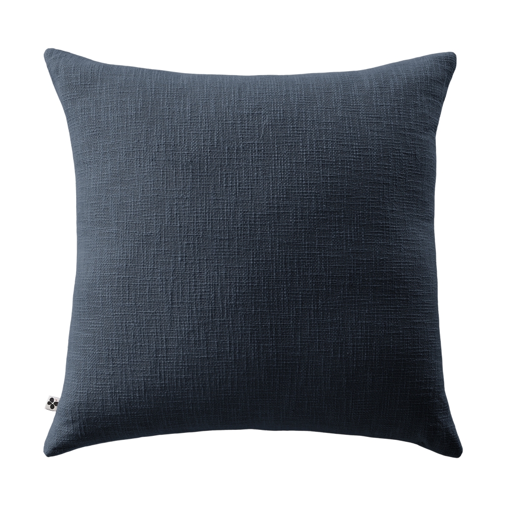 Coussin Déhoussable 60 x 60 cm - 100% coton Sixtine Bleu marine