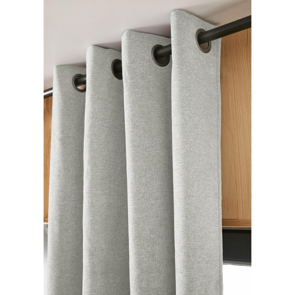 Rideau Petite Hauteur 140 x 180 cm – Occultant Doublé Polaire – Bjorn Eucalyptus