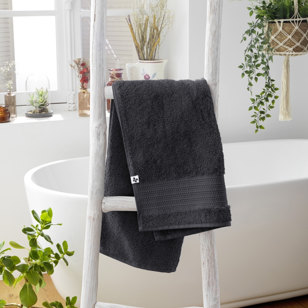 Serviette de toilette 50 x 90 cm – Coton Épais 600 g/m² – Garance Orage