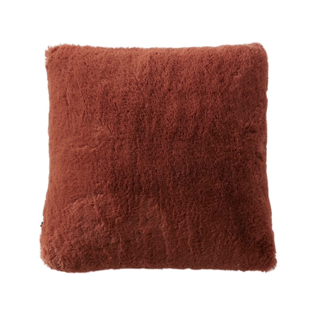 Coussin Déhoussable 45 x 45 cm en Fausse Fourrure – Renard Sven
