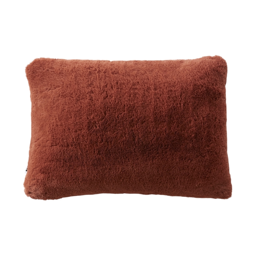 Coussin déhoussable 40 x 60 cm – Polyester imitation fourrure Sven Renard