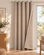 Rideau occultant phonique et thermique 140 x 240 cm Osiris – Taupe