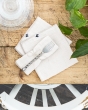 Nappe rectangle 150 x 250 cm + 6 serviettes de table – Double gaze de coton GAÏA Blanc