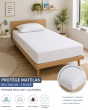 Protège-Matelas 90 x 190 cm Éponge Imperméable Anti-Acariens