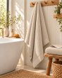 Drap de bain Softy 100 x 150 cm – Éponge Zero Twist 100% coton peigné 600 g/m² – Naturel
