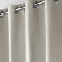 Rideau a oeillets 135 x 260 cm 100% occultant/chambray uni occultiss Lin