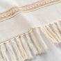 Voilage a oeillets 140 x 240 cm voile sablé + jute Janara Naturel