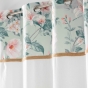 Panneau a oeillets 140 x 280 cm voile sable+top imprime+jute alissia top Menthe